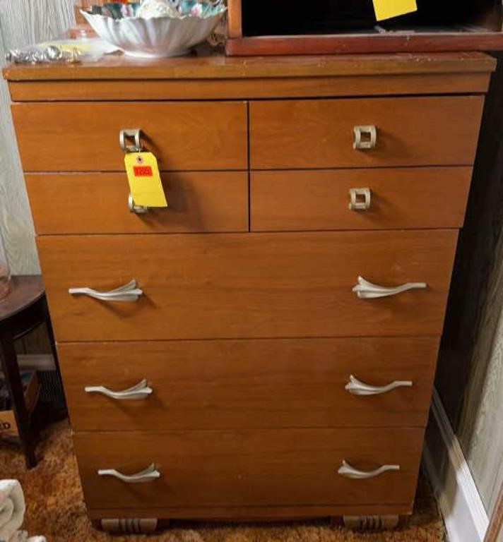 MID CENTURY CHEST W/ 4 DRAWERS