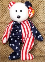 Spangle the (White Head) Bear - TY Beanie Baby