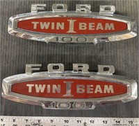 Metal Ford 100 Twin I Beam Emblems