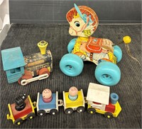 Vintage Toy Set Patch Pony, Fischer Price