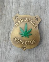 Marijuana Inspector Badge 2" X 2 1/2"