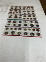 5 SETS 1980 UNCIRCULATED COINS