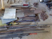 Lot of Pipe & Steel Plate