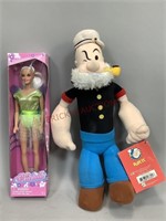 Michelle Barbie and Popeye Toys