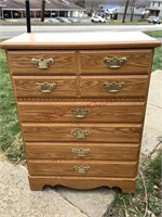 Wooden 6 Drawer Chest of Drawers
