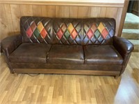 Vintage Whiskey Barrel Couch