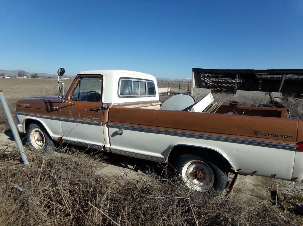 1972 Ford F250 Camper Special To Restore