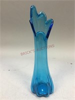 Blue L.E Smith Style Vase