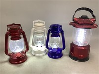 Four Plastic Lanterns
