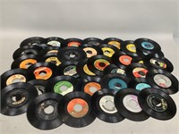 Variety of 45 RPM Records
