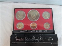 1973 US Mint Proof Coin Set & Original Box