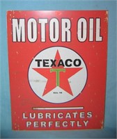 Texaco Motor Oil retro style advertising sign