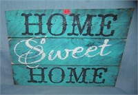 HOME SWEET HOME retro style advertising sign