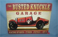 The Busted Knuckle Garage retro style sign