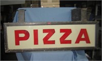 Early PIZZA advertising sign