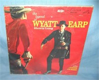 The Legend of Wyatt Earp early 78 rpm record