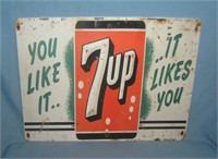 7UP retro style advertising sign
