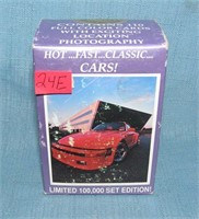 Hot Fast classic cars collectors card set