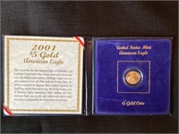 2001 $5 Gold American Eagle