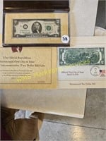 Bicentennial Two Dollar Bills