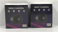 New Lot of 2 Mini Cameras