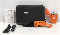 New NRA Flashlight, Lighter & Pocket Knife
