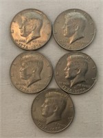 1776-1976 Kennedy Half Dollars (4) D (1) NM