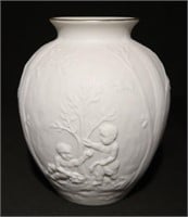 Lenox Heritage collection cherub vase