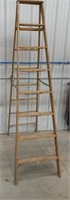 8 ft Wooden Ladder