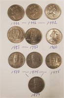 (10) Foreign Coins