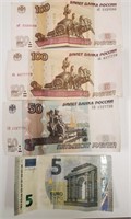 (2) 1997- 100 Ruble (1) 1997- 50 Ruble