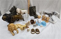 Assorted Lion Figurines & Statues
