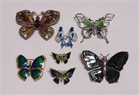 Butterfly & Bird Brooches/Pins