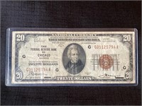 1929  $20 Note The Federal Reserve Bank of Chicago
