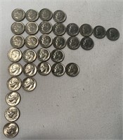 (32) Assorted Dates & Mint Marks 1980s Dimes