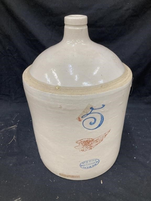 Red Wing 5 Gallon Pottery Jug