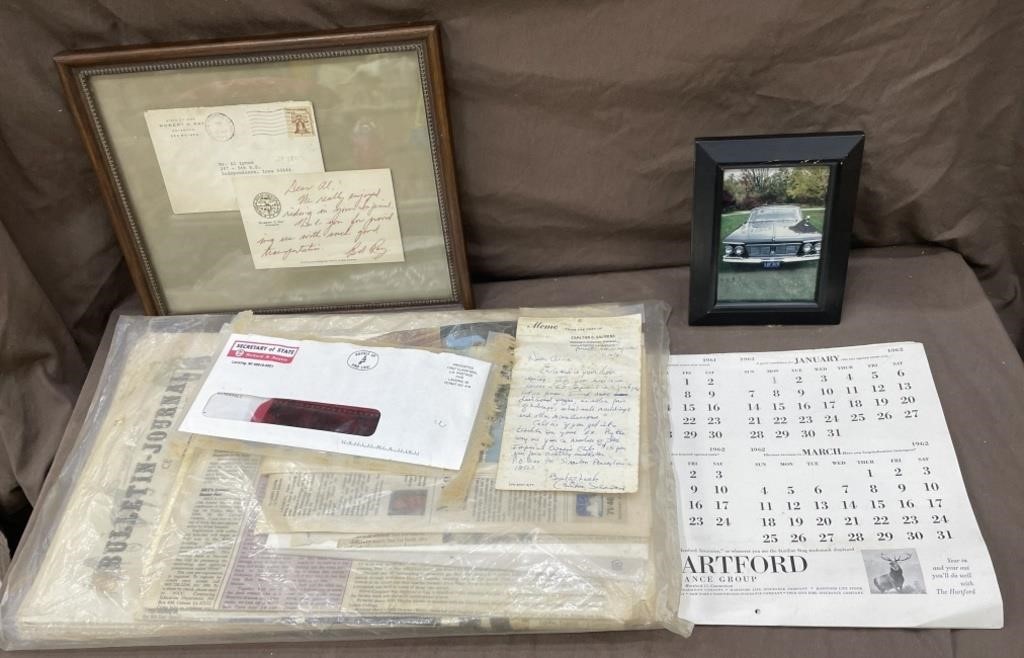 Letters, Picture, Calendar & Newspapers
