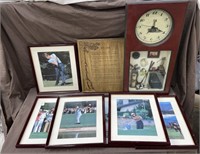 Golf Pictures, Sign, Clock