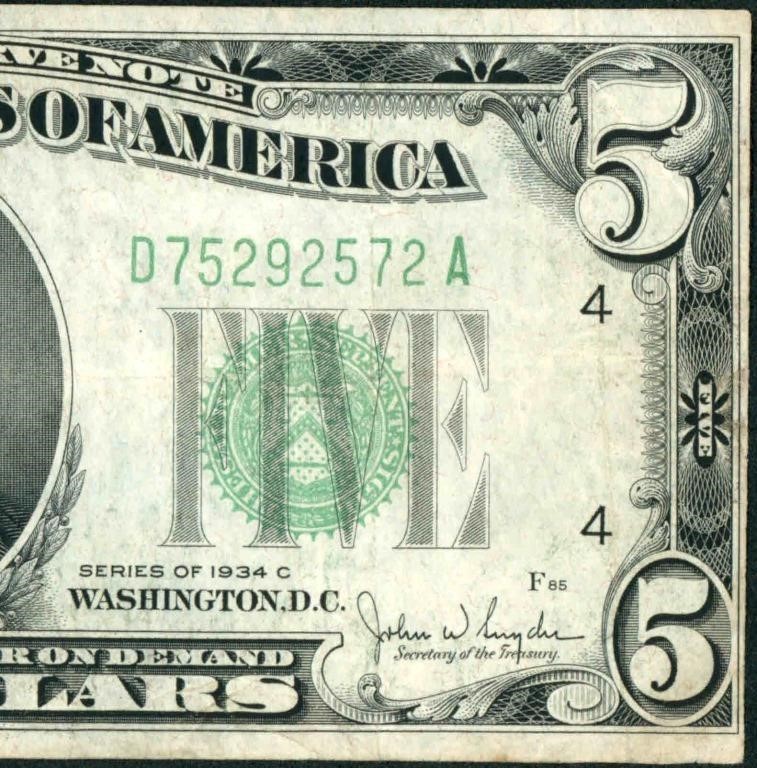 Currency Collector Paper Currency 4/11/24