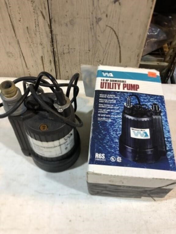 Water Ace 1/6 HP Submersible Water Pump