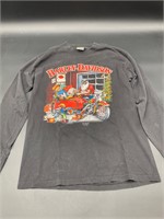 Vintage Harley-Davidson Santa Long Sleeve M Shirt