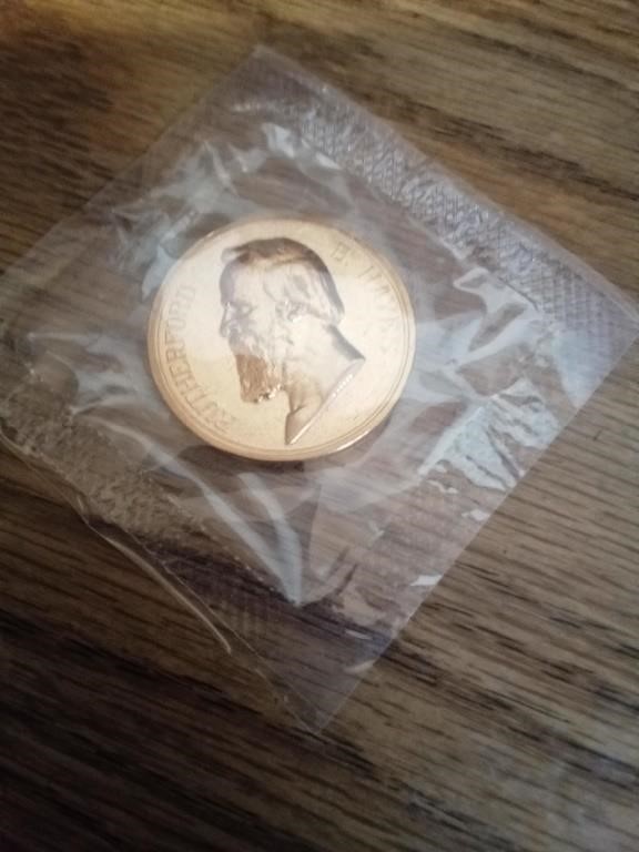 Ruthford  B. Hayes Collector Medallion Coin