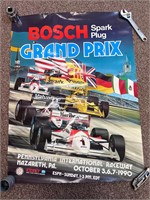 Lot of 4 identical Bosch Grand Prix posters