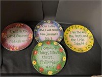 Bible scripture plates