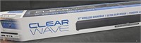 Clear Wave 37" Wireless Soundbar w/ remote. Not