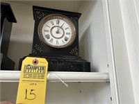 MANTEL CLOCK - ANSONIA CLOCK CO - NY - METAL BODY