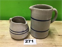 2 Ceramic Pitchers