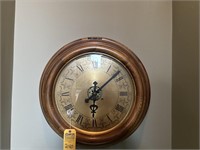 WALL CLOCK - WOOD & GLASS - 55'' ROUND