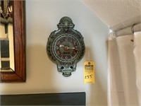 WALL CLOCK - CRAFTWOOD - CERAMIC - 12x8x3