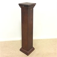 Wood Pedestal Stand
